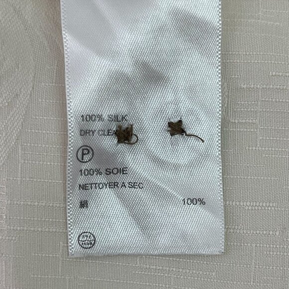 Tommy Bahama Men's Cream White Embroidered Short Sleeve Shirt Wine Bottle XXL - Picture 7 of 12